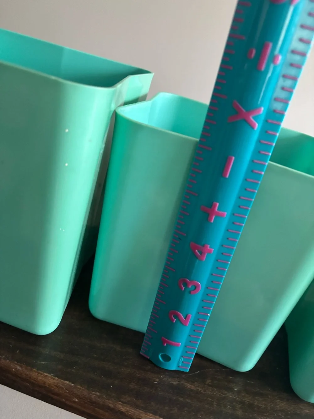 1950s Turquoise Canister Set